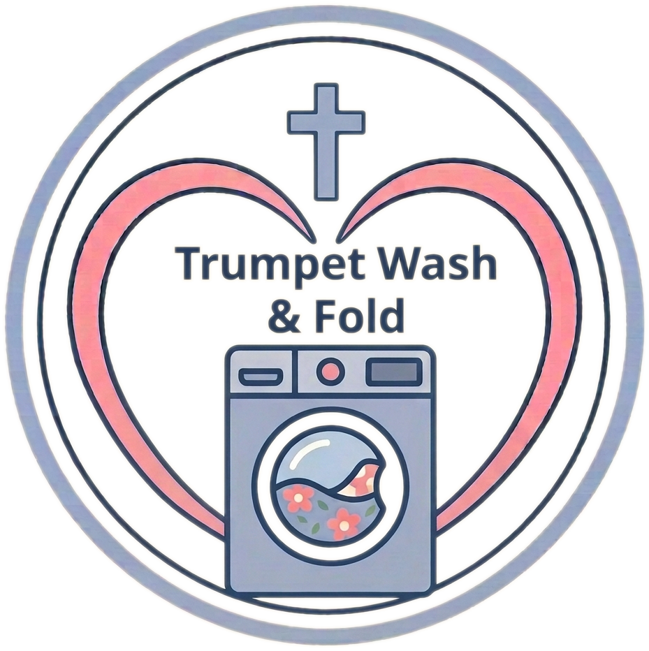 Trumpet Wash and Fold logo